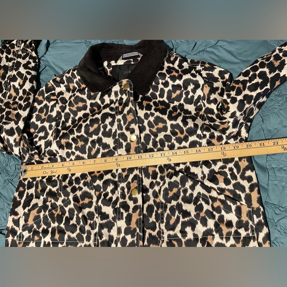 J. Crew Leopard Print Jacket - Black and Tan - Picture 10 of 16